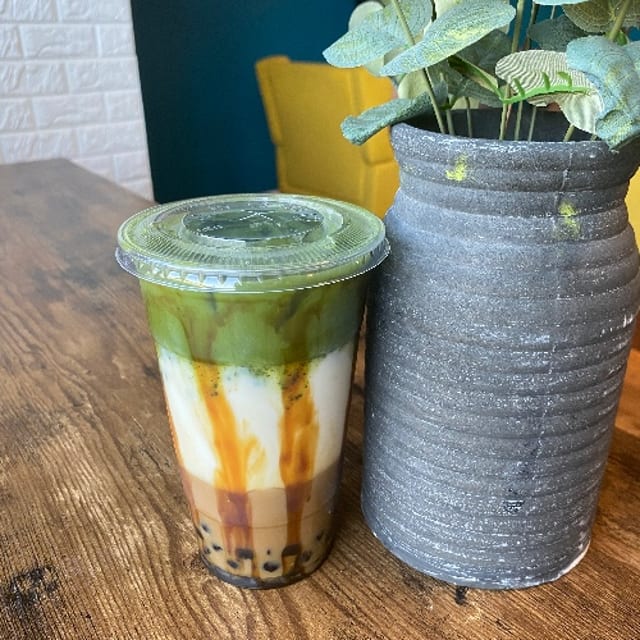 Brown Sugar Matcha Latte.