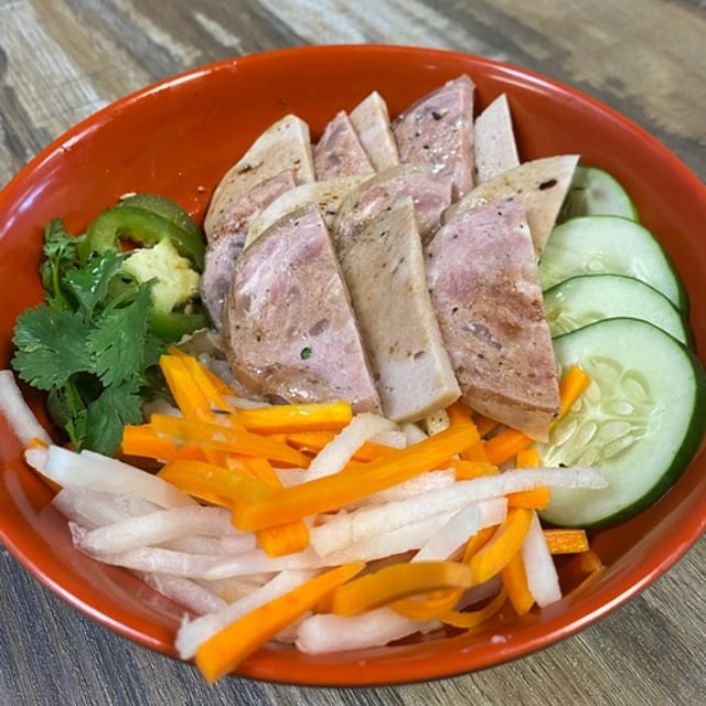 Cha Lua Rice Bowl (Pork Sausage).