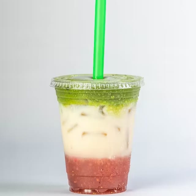 Strawberry Matcha Latte.